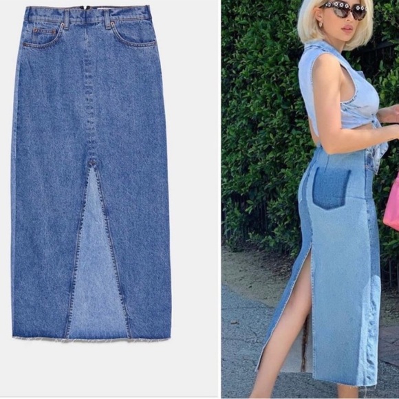 Zara Denim skirt - Picture 5 of 11
